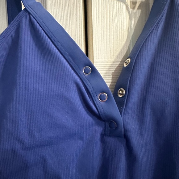 Xhilaration Royal Blue Swimsuit - Picture 3 of 7